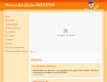 Tablet Screenshot of msmierova.sk